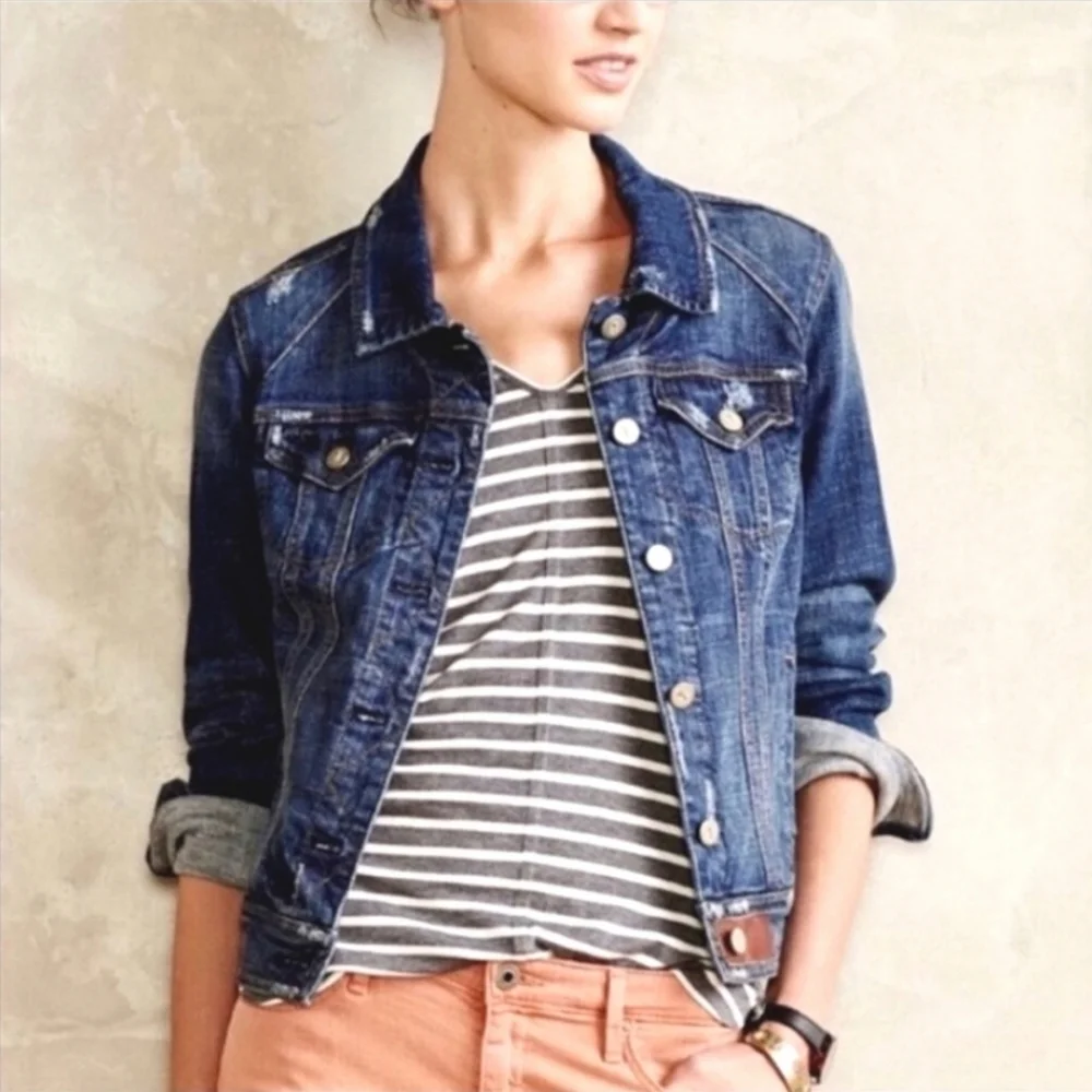 Pilcro and the letterpress denim jacket - Picture 1 of 9